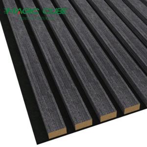 Quality 3 Side Slatted Wood Acoustic Panels Wood Acupanel Wood Veneer wholesale