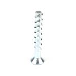 Metric White Zinc Plated M8 Self Drilling Masonry Anchors Screws for Concrete