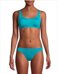Quality DESIGN LAB LORD &amp; TAYLOR Cropped Cut-Out Bikini Top wholesale