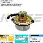 HITACHI 4370266 KOBELCO CAT EXCAVATOR 24V BLOWER MOTOR 7I-6603 YN20M00010S008