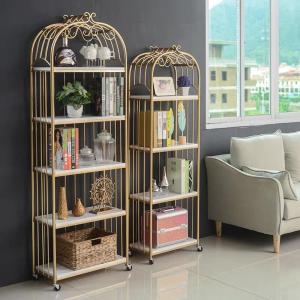 Quality Bird Cage Shape 170cm Height Steel Book Rack Rustproof wholesale
