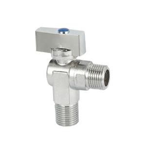 Quality 1/2 Inch Wall Mounted 12bar Brass Angle Valve Toilet Water Stop Valve wholesale