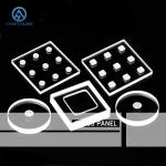 Thin Clear Display Cover Glass Small Size Square Round Shaped