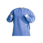 Ultrasonic Seaming Sterile Surgical Gown SMS Disposable Surgeon Gown Blue Color