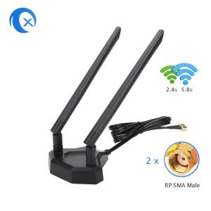 Quality RoHS 2.4 5.8GHz Dual Band Magnetic Base Antenna 5dBi wholesale