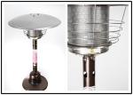 Mushroom Powder Coated Patio Heater Floor Standing Electric Patio Heater 2250mm