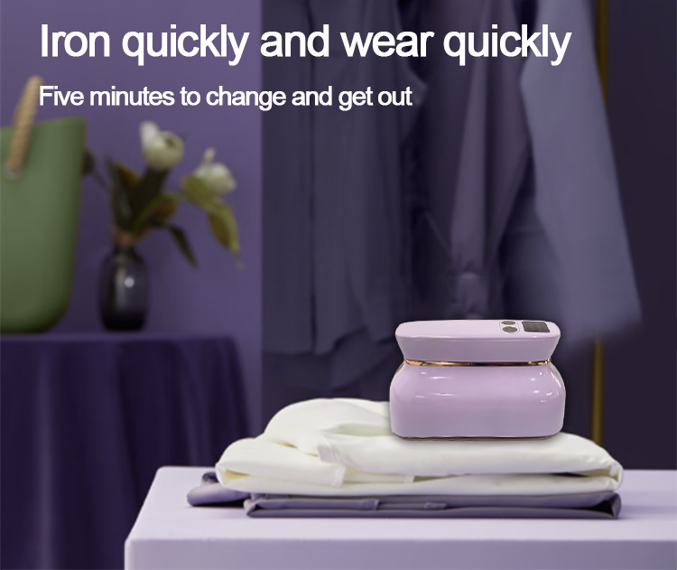 NO App-Controlled 220V Mini Professional Steam Iron for Travel and Garment Steaming