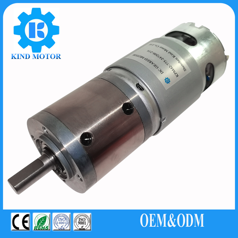 CCW Rotation DC Worm Gear Motor 12V Explosion Proof 46*32mm Size