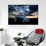 Multicolored Modern Abstract Landscape Canvas Painting Hand painted Unframed