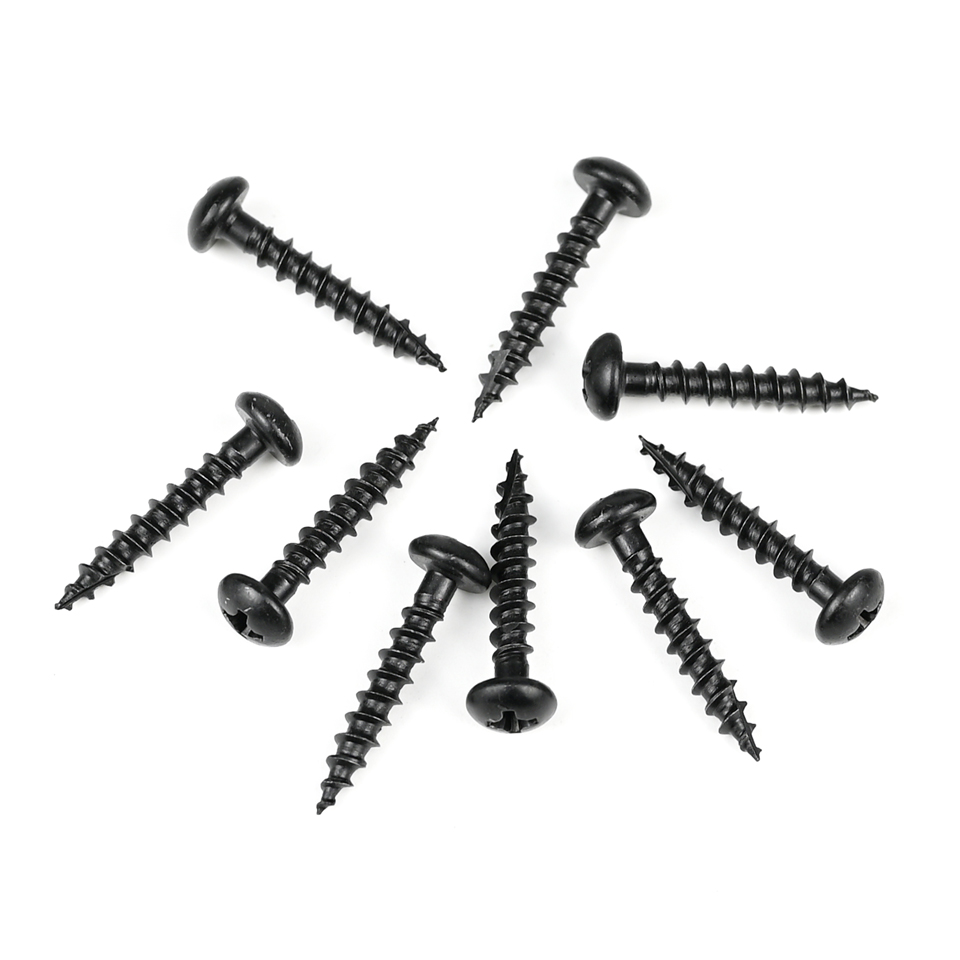 100% QC Tested 20mm Black Galvanized Chipboard Screws for Wooden Floors Torx Drive
