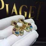 brand jewelry gem earring in 18 kt gold 18k gold jewelry
