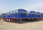 Dropside Truck Semi Trailer Commercial Truck And Trailer 3X16 Tons