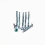 Countersunk Head Straight Repair Furniture Screws With Hexagonal Roller Coaster