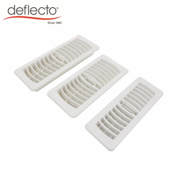 White Plastic Air Vents Air Conditioning Outlet Wall Air Grid 4 X 12 Floor