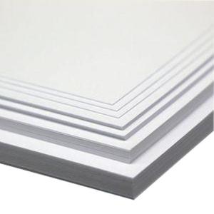Quality 1mm 2mm 3mm mm and thickness gsm board paper white offset paper solid cardboard sheets wholesale