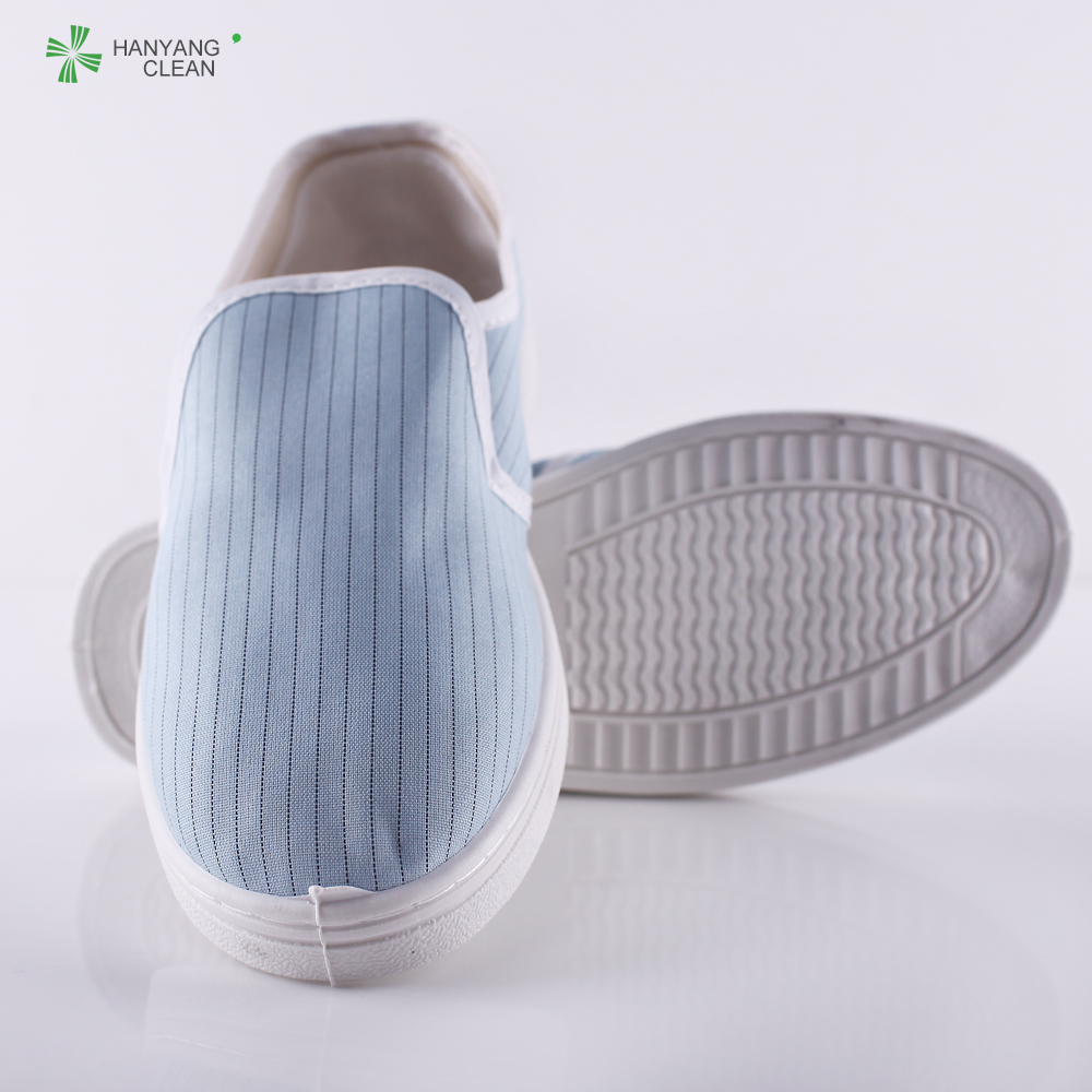 Anti static esd iso 8 clean cleanroom pvc blue workshoes