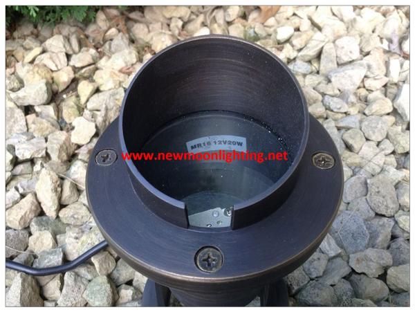 Submersible Underwater Solid Brass Triton Spot Light - LED Low Voltage Outdoor