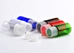PET PP Small Plastic Bottle Containers , 10ml Round Plastic Bottles With Lids