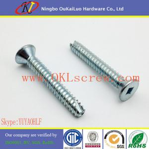 Quality Square Flat Head Type 25 Thread Cutting Self Tapping Screws wholesale