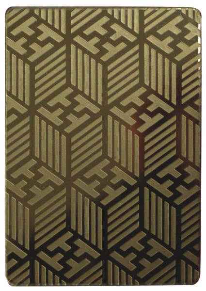 316 Silk Screen Deep Etching Stainless Steel Car Plate , Engraving Metal