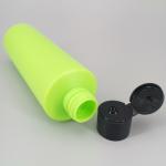 250ml HDPE Cylinder Flip Top Cap Body Cream Dispenser Bottle