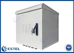 Anti Theft 9U 600mm Height Pole Mount Weatherproof Enclosure