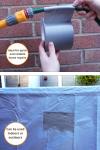 Industrial Cloth Duct Tape 50mx50mm Vinyl Duct Tape Silver For Heavy Duty