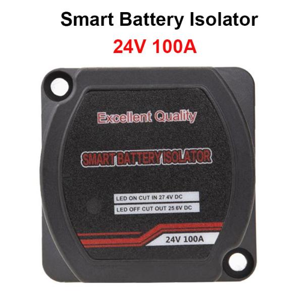 Cheap Power Smart Dual Battery Isolator 24V 100A for Vans Trucks RVs Motorhomes ATV UTV Boats Off Road Vehicles for sale