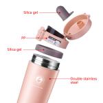 Pink BSCI 380ml Vacuum Insulated Stainless Steel Travel Mug