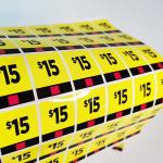 BOPP Marketing Custom Retail Stickers CMYK Print Permanent Promotional Labels