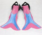 Adjustable Mermaid Tail Fin Flipper For Youth Children's Diving Training