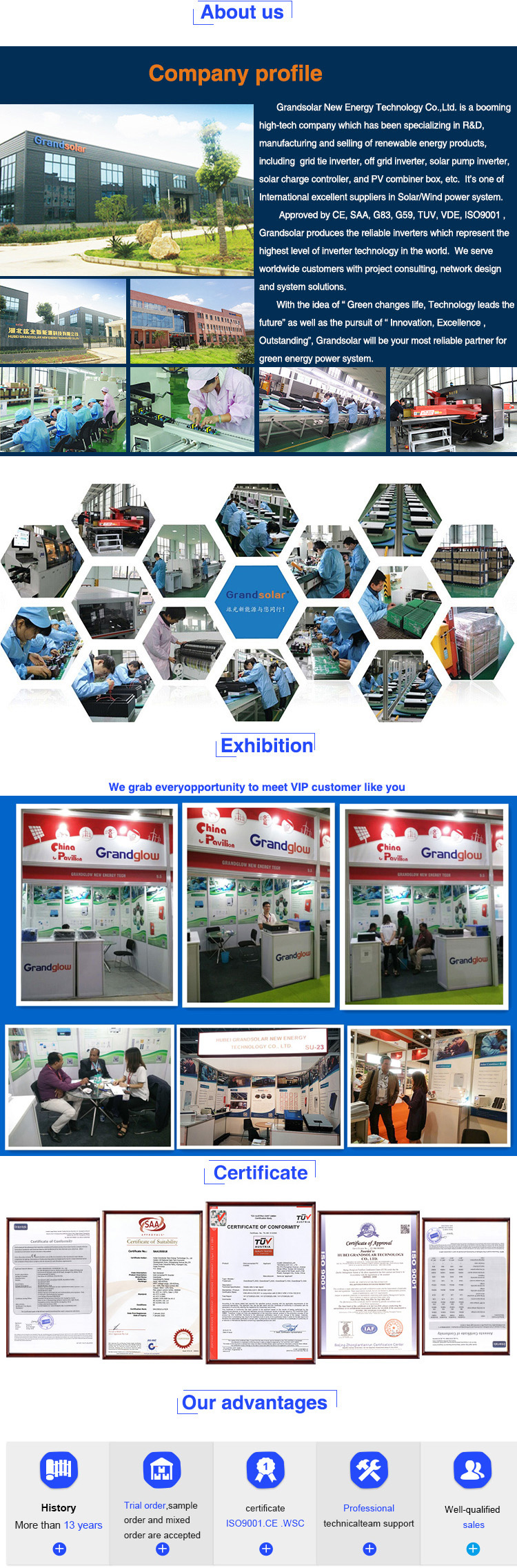 HIGH QUALITY PURE SINE WAVE 15KW DC192V 1 PHASE 220VAC SPLIT PHASE 120/240VAC OFF GRID SOLAR POWER INVERTER