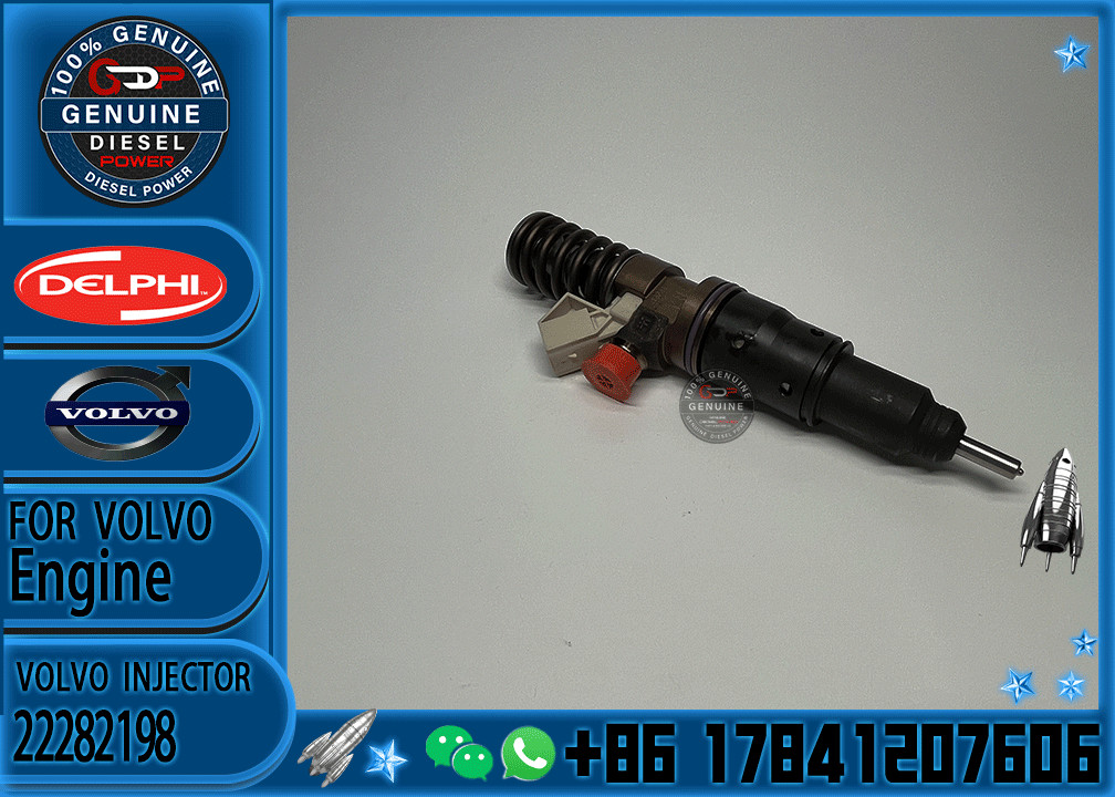 Common Rail Diesel Fuel Injector for Vo-lvo FH4 Engine Nozzle BEBE1R12001 22282198 22282199