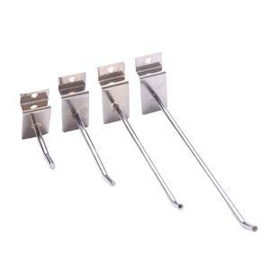 Quality Slatwall Hanging Display Hooks For Wall Medals Chrome Garment Rack wholesale