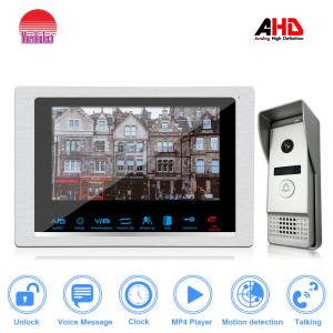 Quality Multi Apartment/villa video doorbell connect 2 outdoor cameras 6 indoor monitors video intercom room to room wholesale