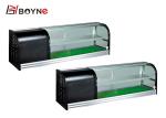 Restaurant Cake Display Case Single Layer Sushi Fridge Cabinet