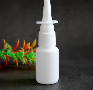 Quality Nozzle Empty Nasal Spray Bottle Direct Injection 18ml HDPE Material wholesale