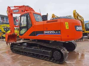 Quality Doosan DH220 DH225 DH215 Used Crawler Excavator With Bucket wholesale