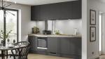 Villa/Apartment Kitchen Cabinet with Super Durable MR MDF Material and Matte