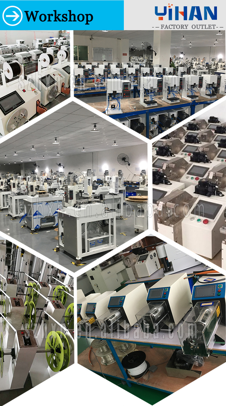 YH-N200 Semi-Automatic Winding Machine Twisted Wire Twister for Shield Braided Winding