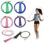 ABS Sports Skipping Ropes 5.5'' Long Handle Freestyle Jump Rope Cable Steel