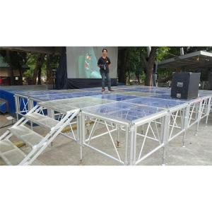 Quality Water Proof Anti Slip Glass Stage Outdoor Indoor Acrylic Stage Platform wholesale