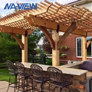 Quality Backyard Arbor Pergola Patio Canopy 10x10 Pergola Shade Cover wholesale