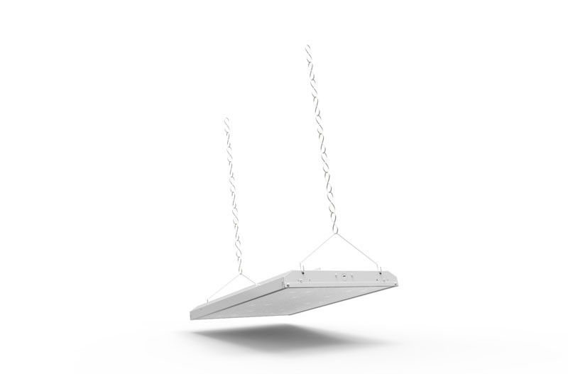 Dimmable 320W LED Linear Bay Light Suspended Installation 5000K CRI 13000lm