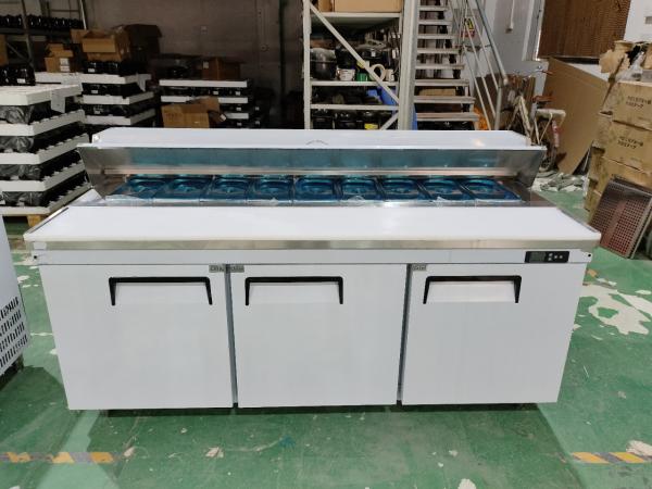 American Type Salad Counter Table Commercial Sandwich / Salad Refrigerator