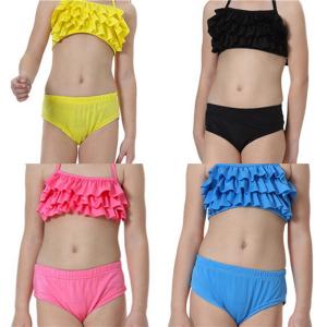 Quality Soft Polyester Mermaid Tail Swimsuit , Two Piece Bathing Suits For Girls wholesale