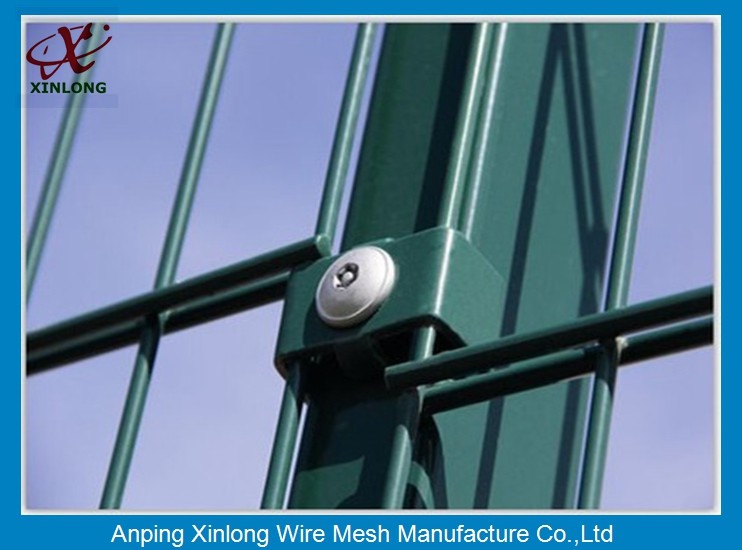 RAL Colors Galvanized Double Wire Fence Fit Airport And Power Station