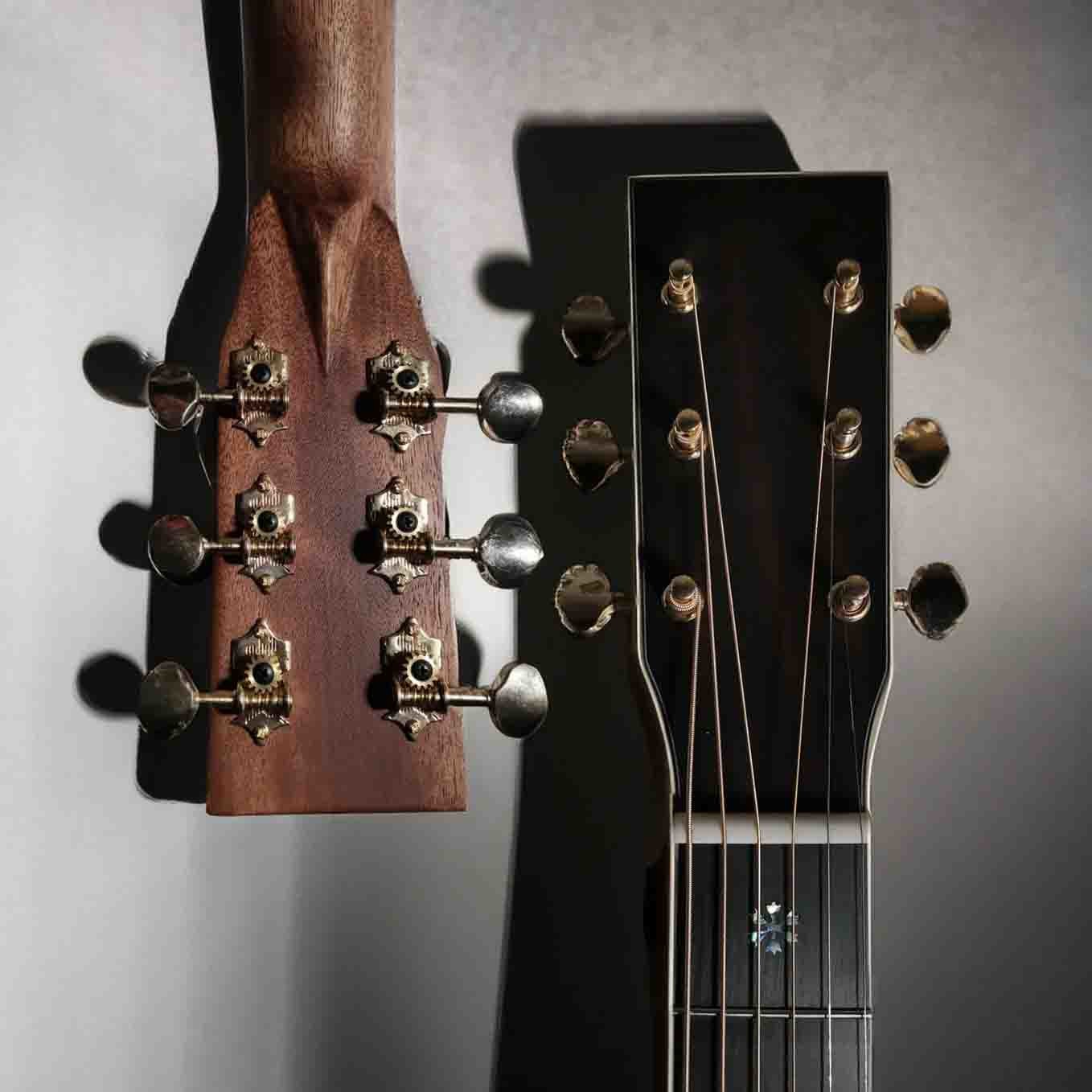 Custom Handmade OM-45 Model Acoustic Guitar with Nitro Finishing