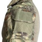 Outdoor Breathable Suit Olive Green Black Frog Suit with 4 Seasons and TWILL