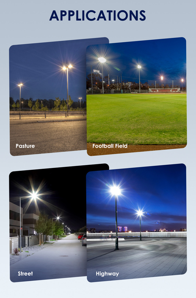 150Lm/W LED Area Light 100W-500W Energy Saving With Motion Sensor